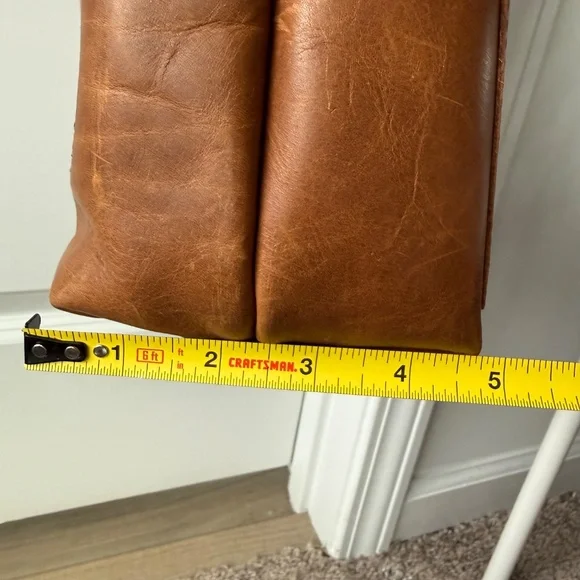 Meanwhile Back on the Farm Leather Carryall - Picture 10 of 13